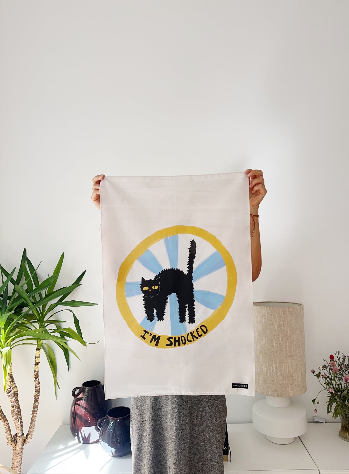 printed tea towel - wall art - art prints