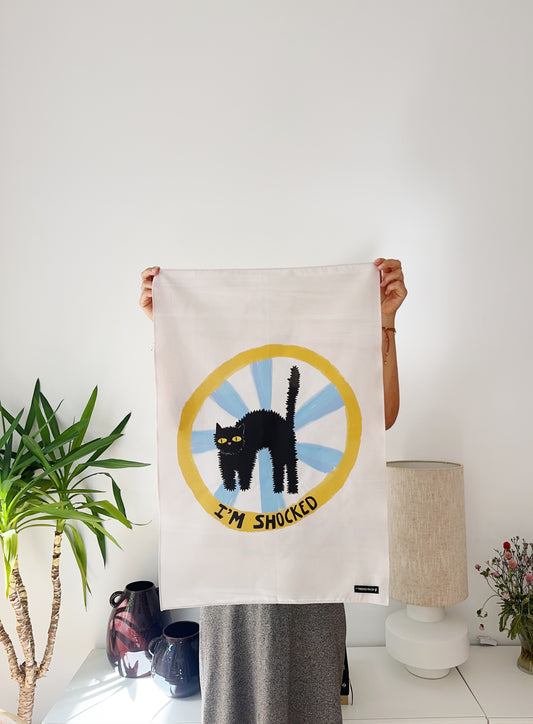 printed tea towel - wall art - art prints