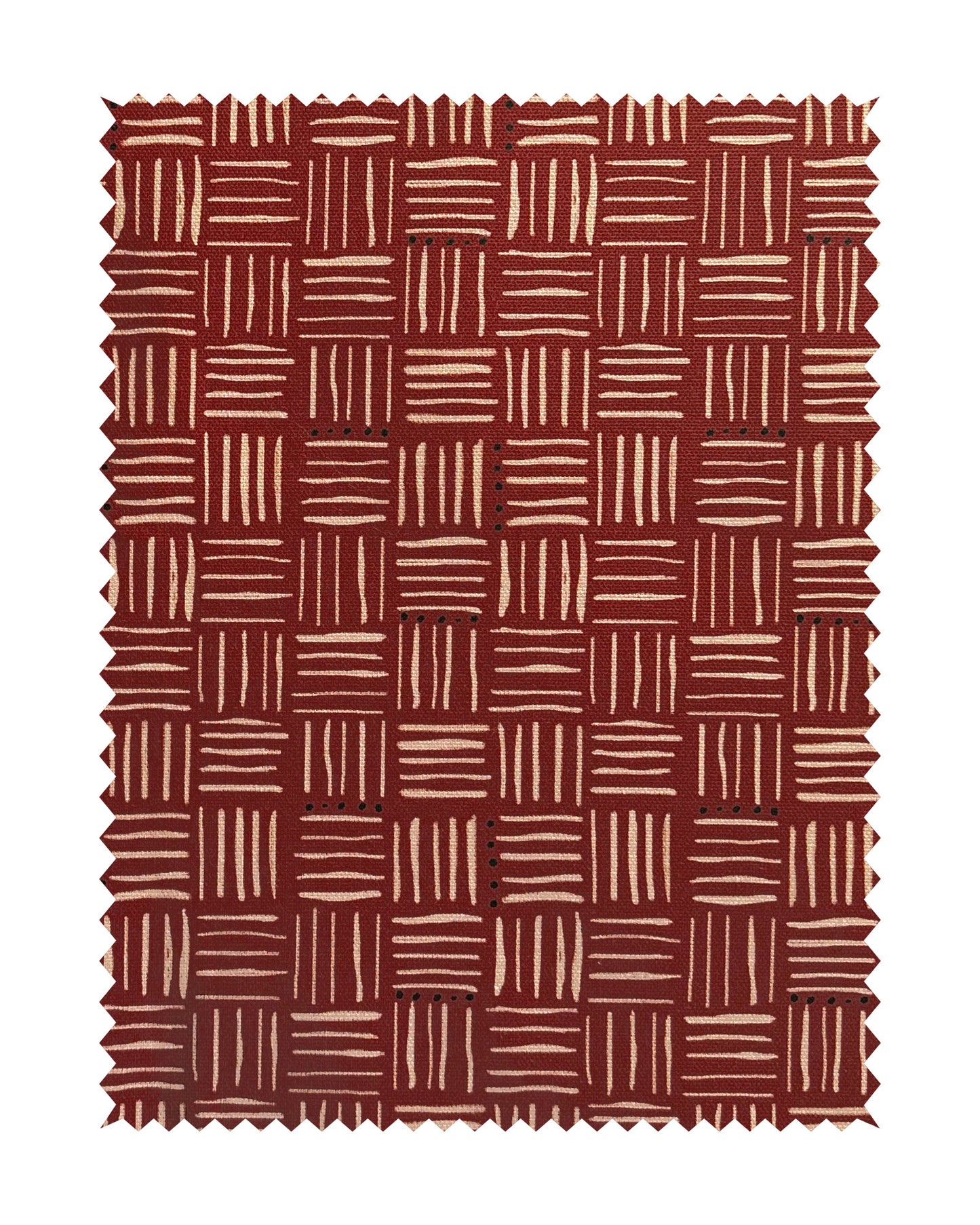 AMALFI dark red fabric