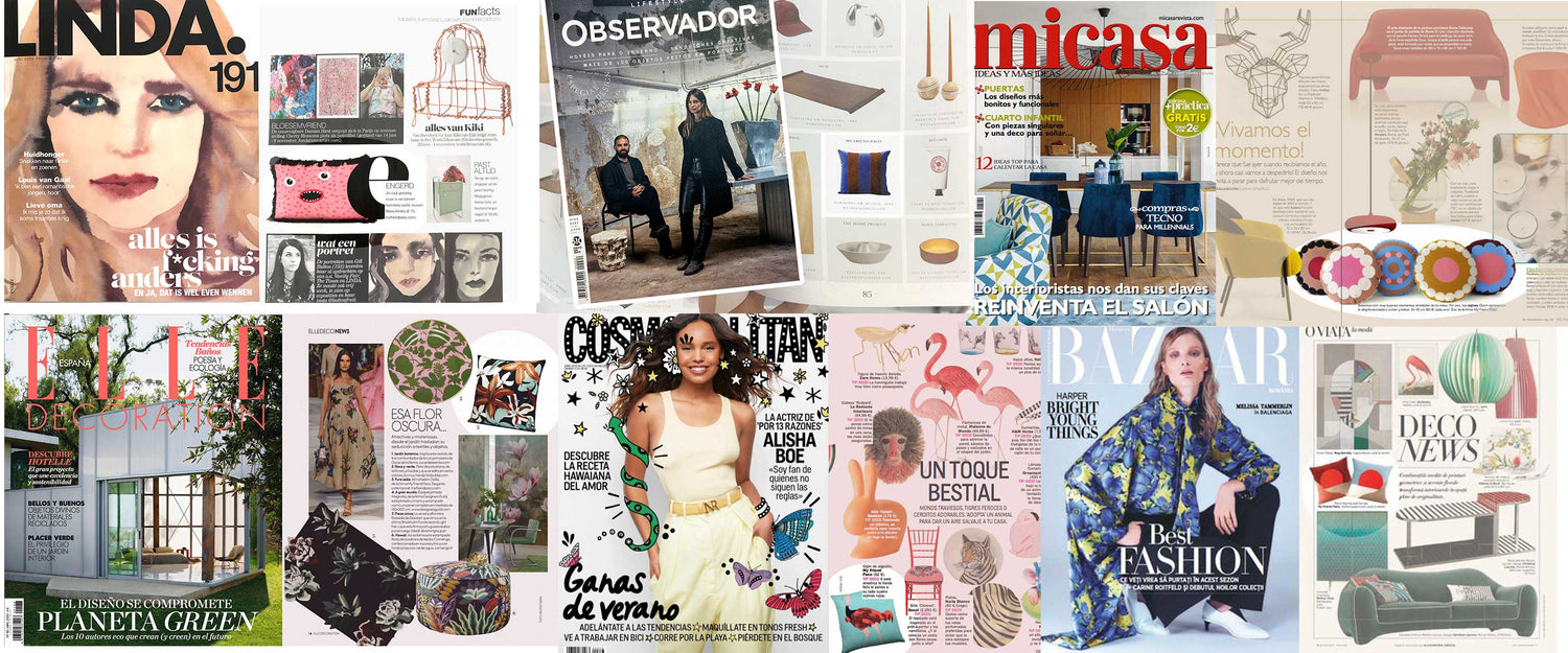 My friend paco press clipping, elle decoration, architectural digest, nuevo estilo