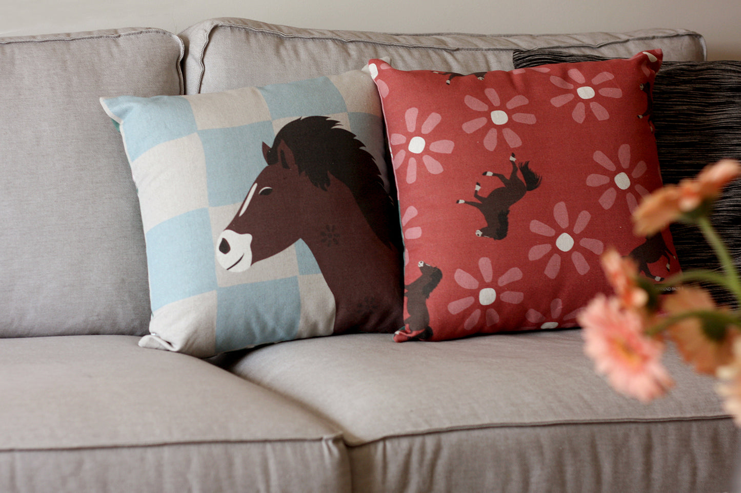 JOY linen cushion designer cushions, silk scarfs, rugs and bags - My Friend Paco
