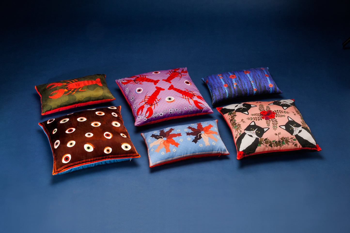 CLEO silk cushion designer cushions, silk scarfs, rugs and bags - My Friend Paco
