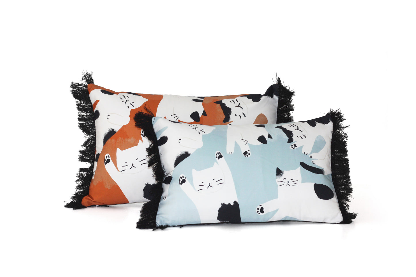 cat lovers printed cushion, by My Friend Paco