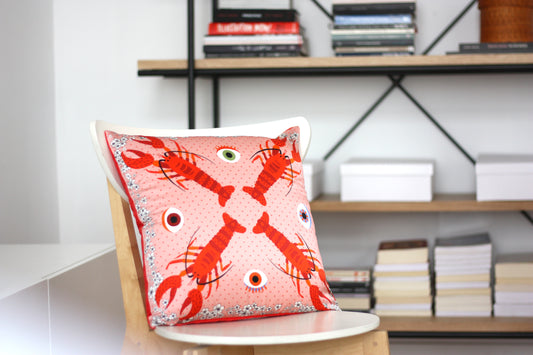 CRUST silk cushion designer cushions, silk scarfs, rugs and bags - My Friend Paco