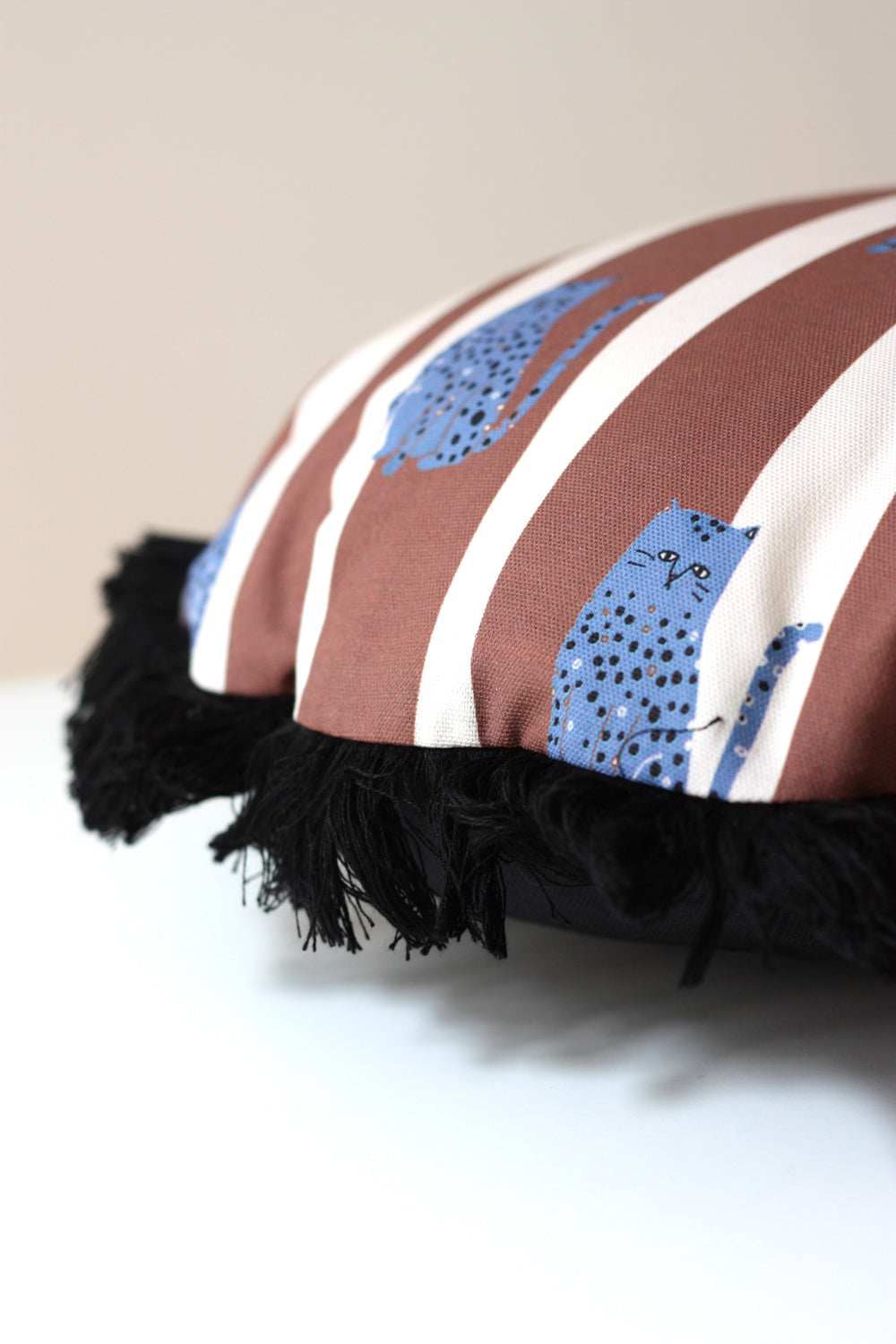 FAT CAT II cushion designer cushions, silk scarfs, rugs and bags - My Friend Paco