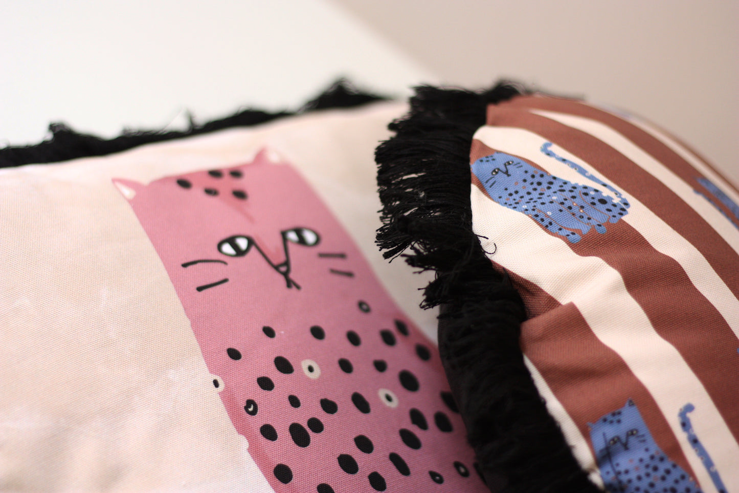 FAT CAT cushion designer cushions, silk scarfs, rugs and bags - My Friend Paco