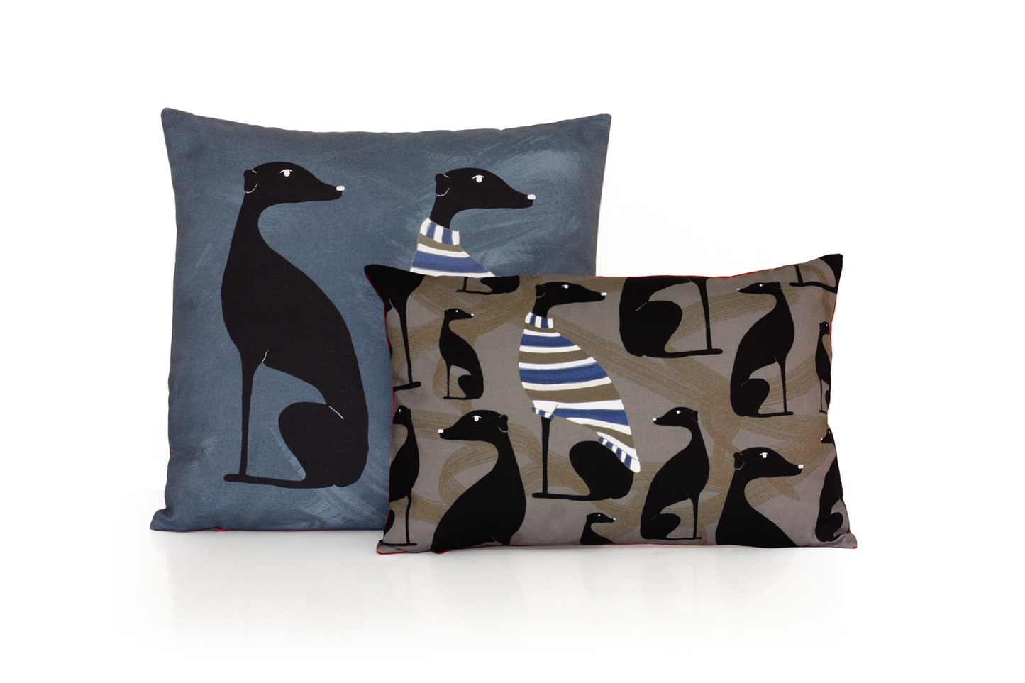 GREYHOUND II cushion designer cushions, silk scarfs, rugs and bags - My Friend Paco