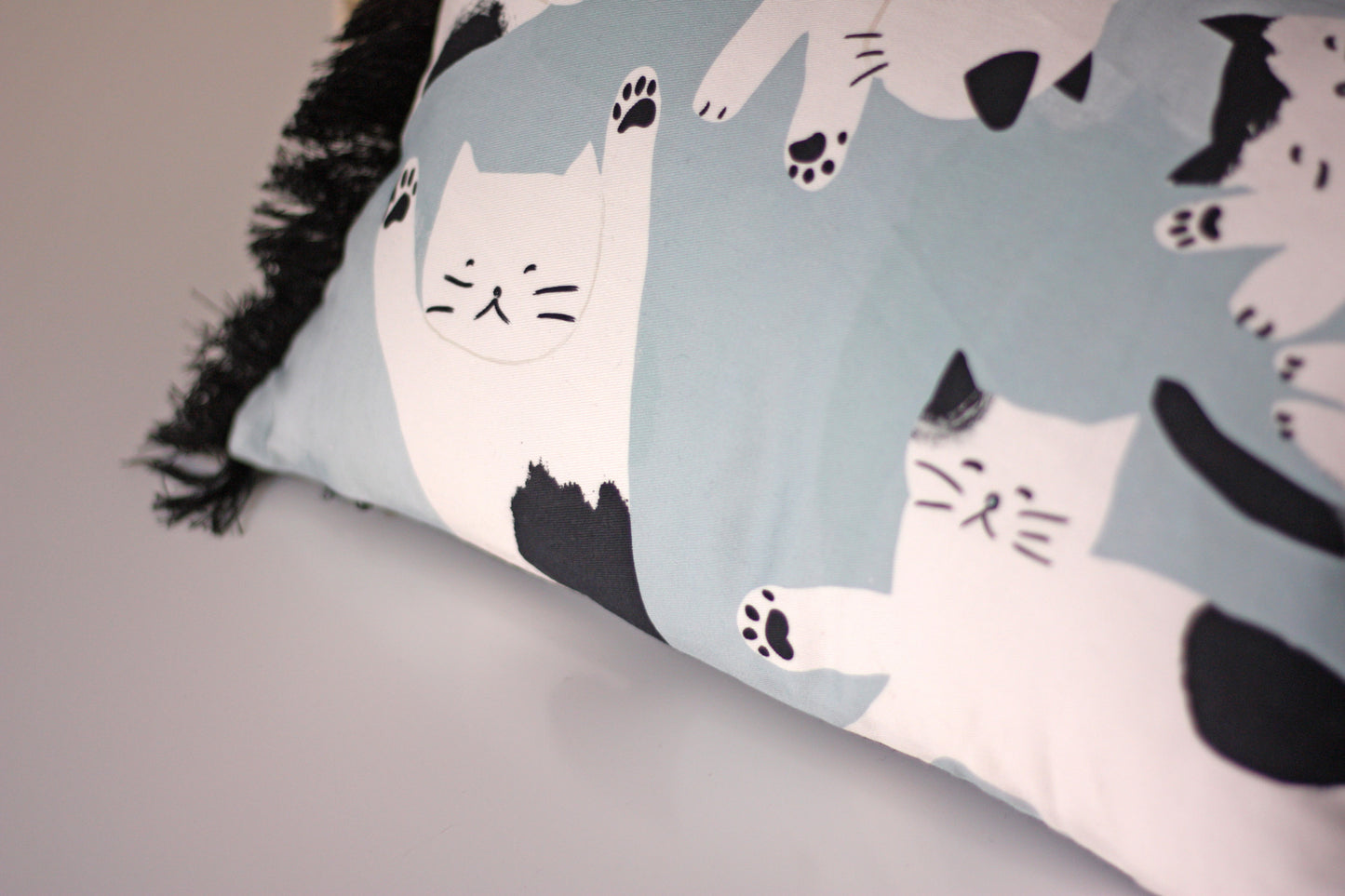 cat lovers printed cushion, by My Friend Paco