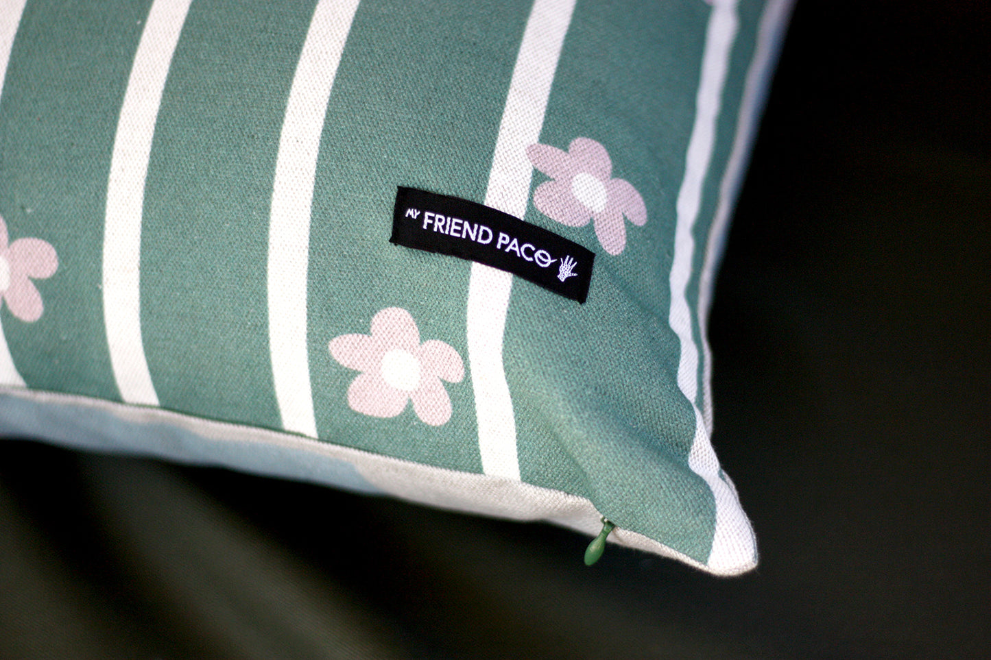 HEBREU linen cushion designer cushions, silk scarfs, rugs and bags - My Friend Paco