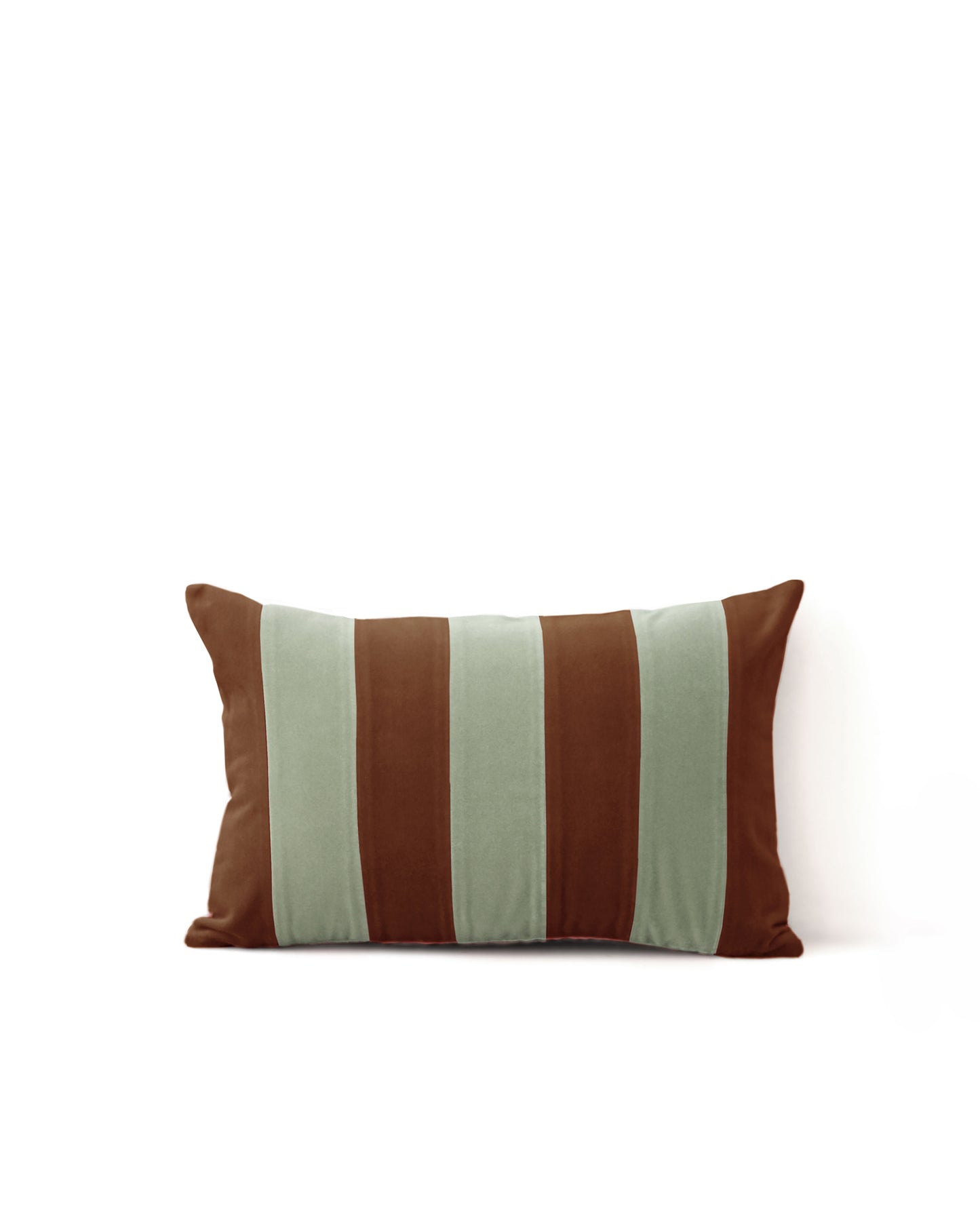 Brown green Velvet pillow designer handmade cushion  My Friend Paco