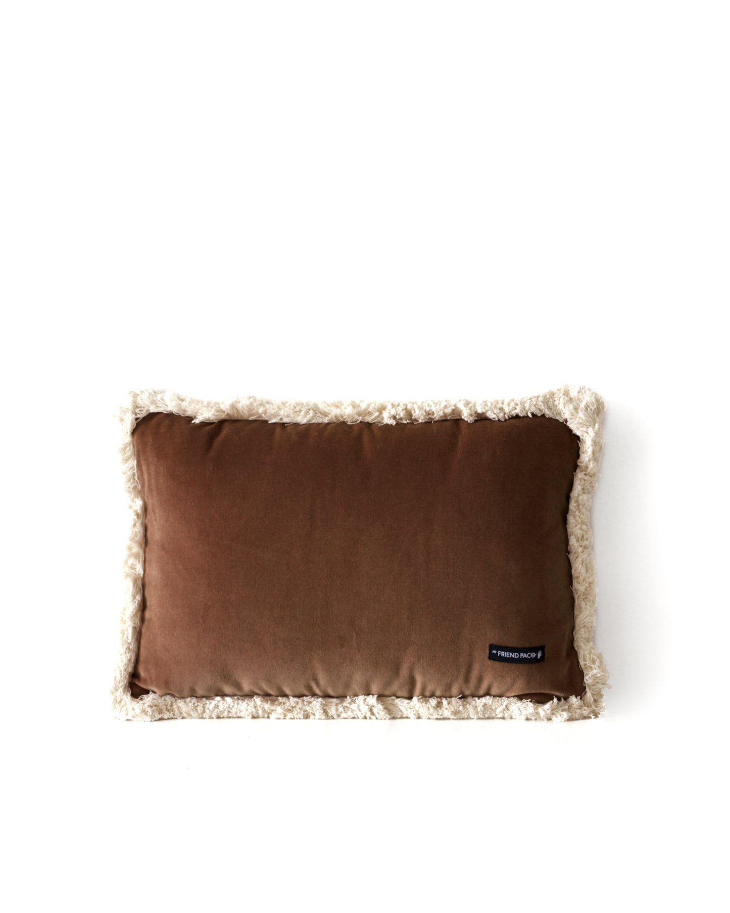 Luxury Velvet Pillow Brown handmade with cotton velvet by My Friend Paco home accessories