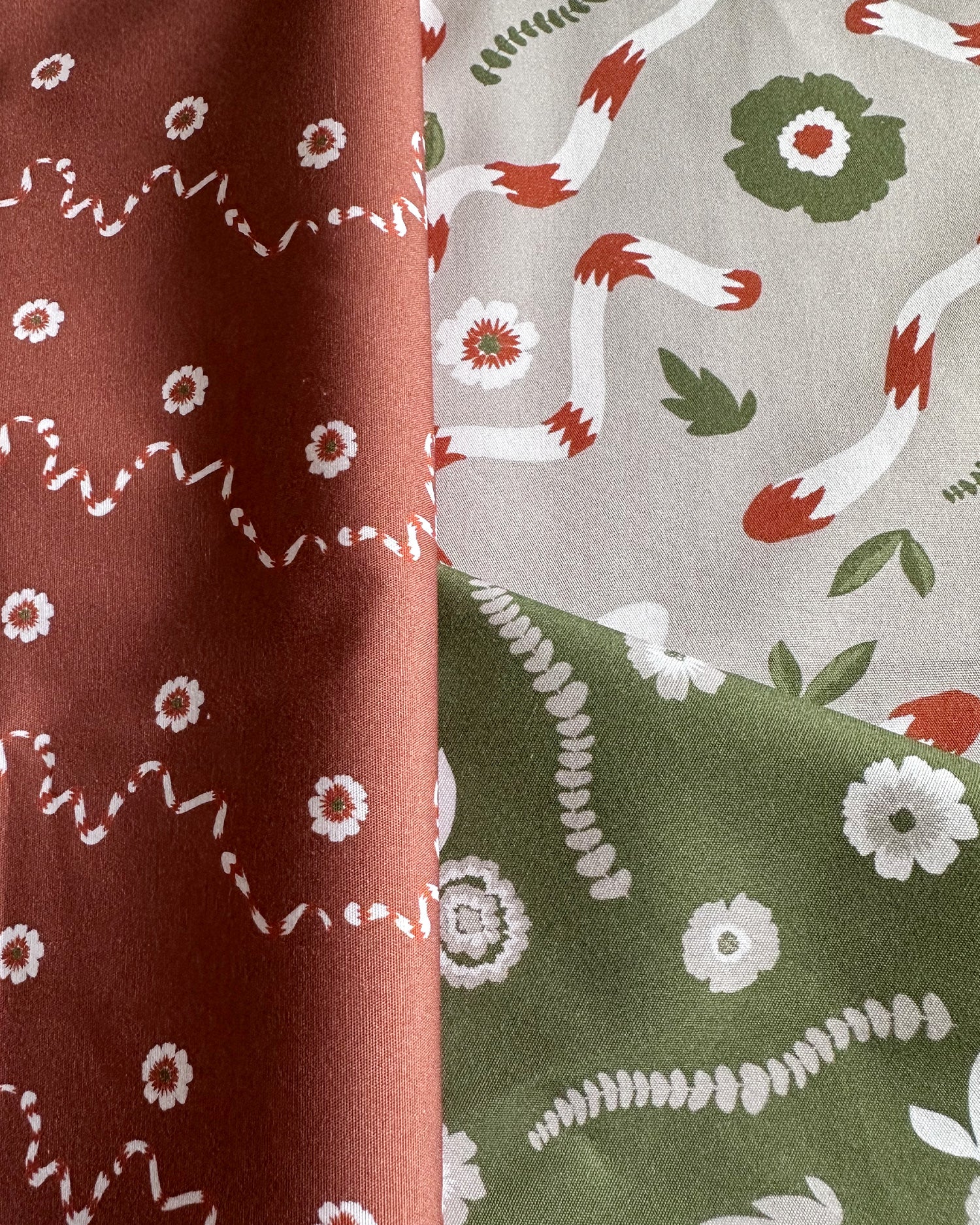 Spirit animal patterns printed in organic fabrics. Original designs by My Friend Paco