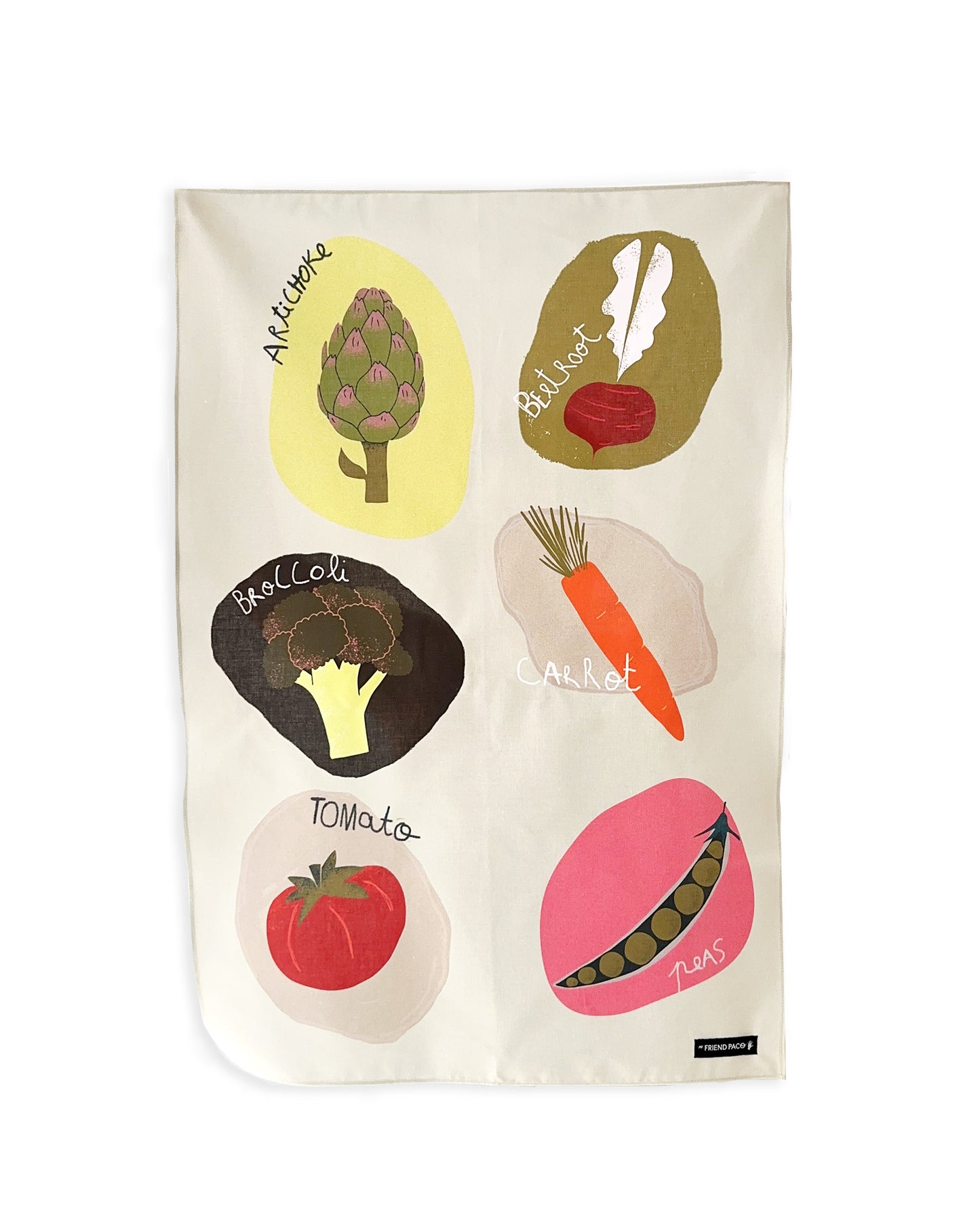 VEGGIES tea towel - wall art