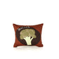 Veggie decorative cushion in vegetable print, made from organic cotton, eco-friendly, perfect for kids' rooms and modern home decor.