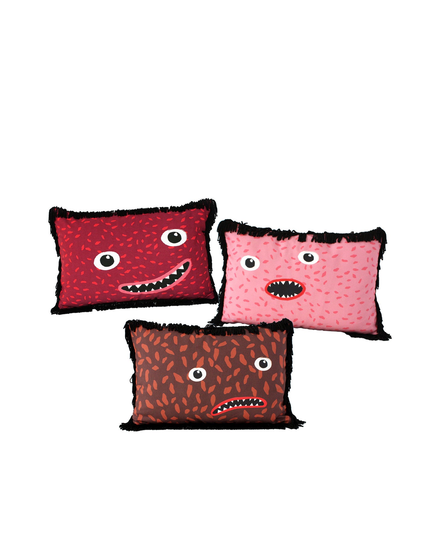 Fun faces pillows for kids decor designer cushions