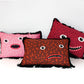 Fun faces pillows for kids decor designer cushions