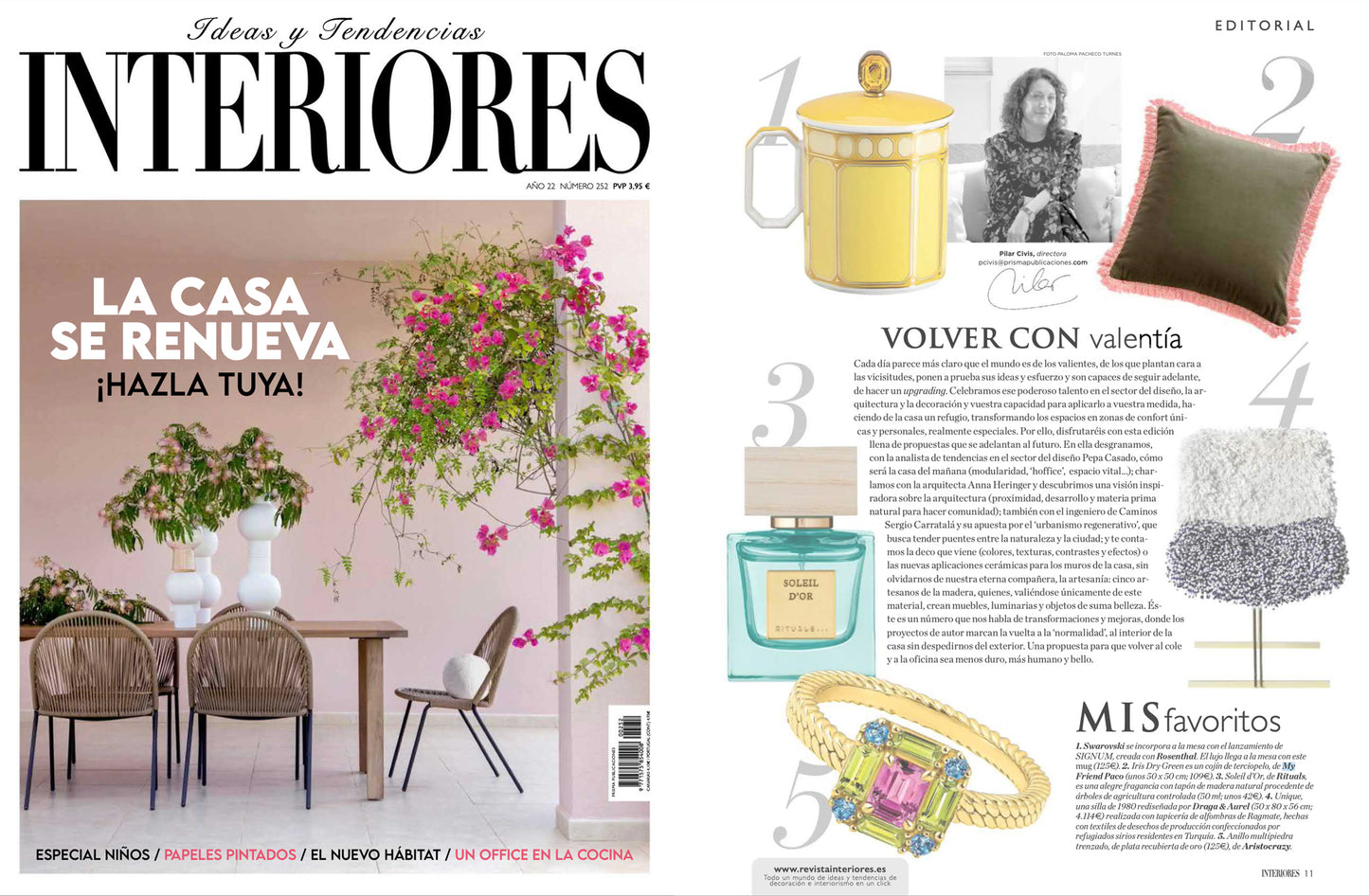 press clipping - My friend paco at Interiores Magazine