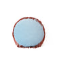 TURQUOISE round velvet pillow designer cushions, silk scarfs, rugs and bags - My Friend Paco