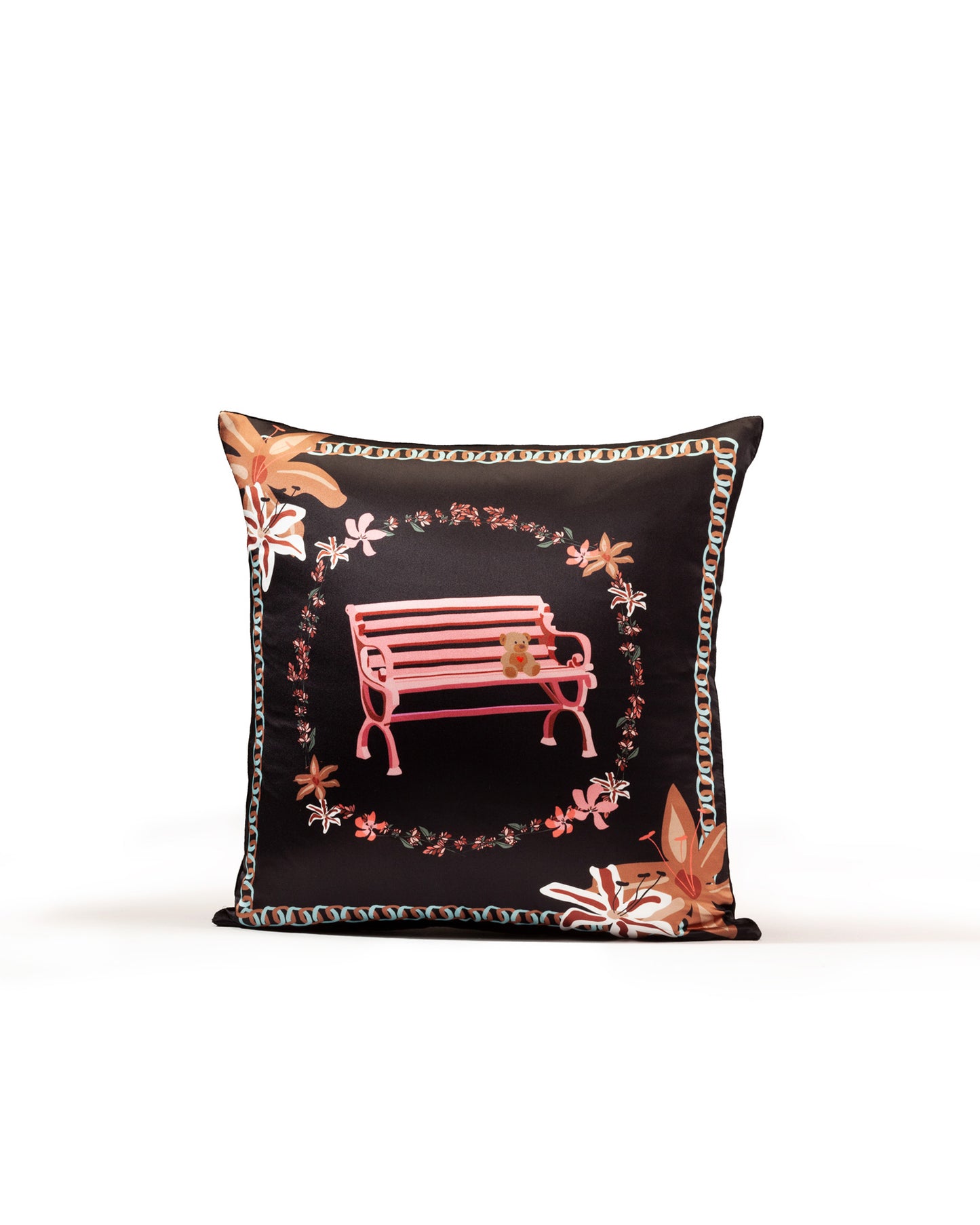 LOVE GARDEN silk cushion designer cushions, silk scarfs, rugs and bags - My Friend Paco