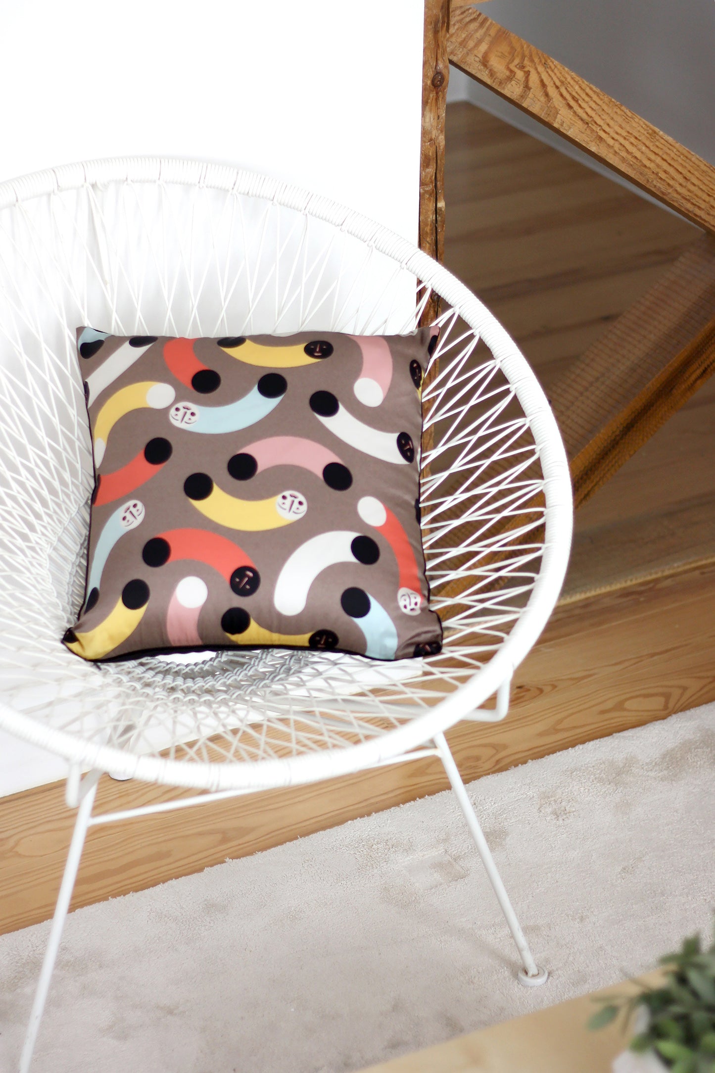 My Friend Paco - design printed silk pillow